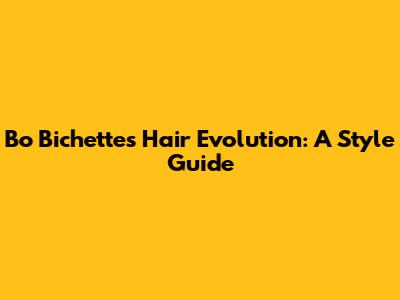 Bo Bichette's Hair Evolution: A Style Guide