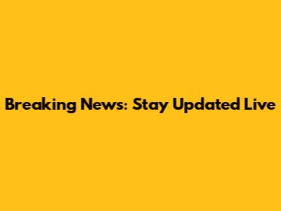 Breaking News: Stay Updated Live