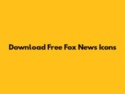 Download Free Fox News Icons