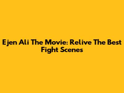 Ejen Ali The Movie: Relive The Best Fight Scenes