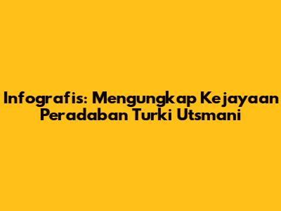 Infografis: Mengungkap Kejayaan Peradaban Turki Utsmani
