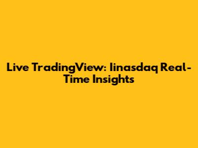 Live TradingView: Iinasdaq Real-Time Insights