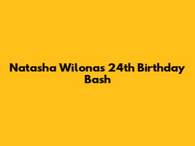 Natasha Wilona's 24th Birthday Bash