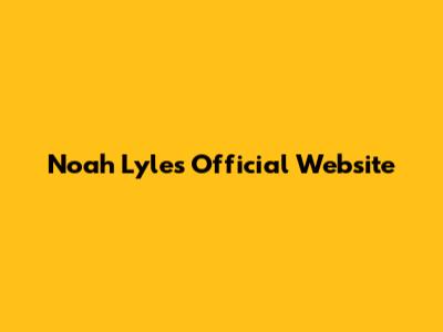 Noah Lyles Official Website