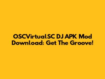 OSCVirtualSC DJ APK Mod Download: Get The Groove!