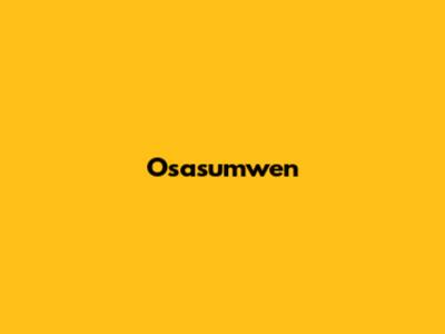 Osasumwen 