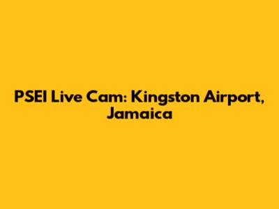 PSEI Live Cam: Kingston Airport, Jamaica
