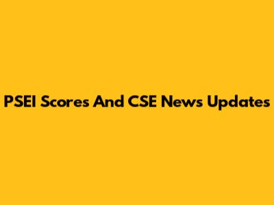 PSEI Scores And CSE News Updates
