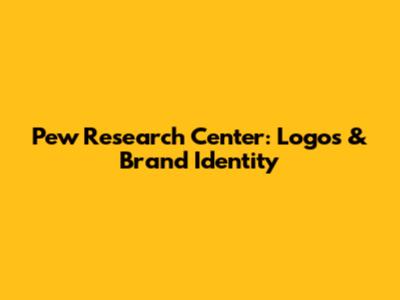 Pew Research Center: Logos & Brand Identity