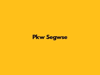Pkw Segwse