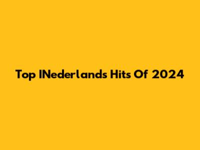 Top INederlands Hits Of 2024