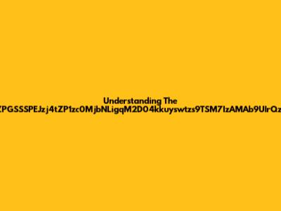 Understanding The ZPGSSSPEJzj4tZP1zc0MjbNLigqM2D04kkuyswtzs9TSM7IzAMAb9UIrQzs